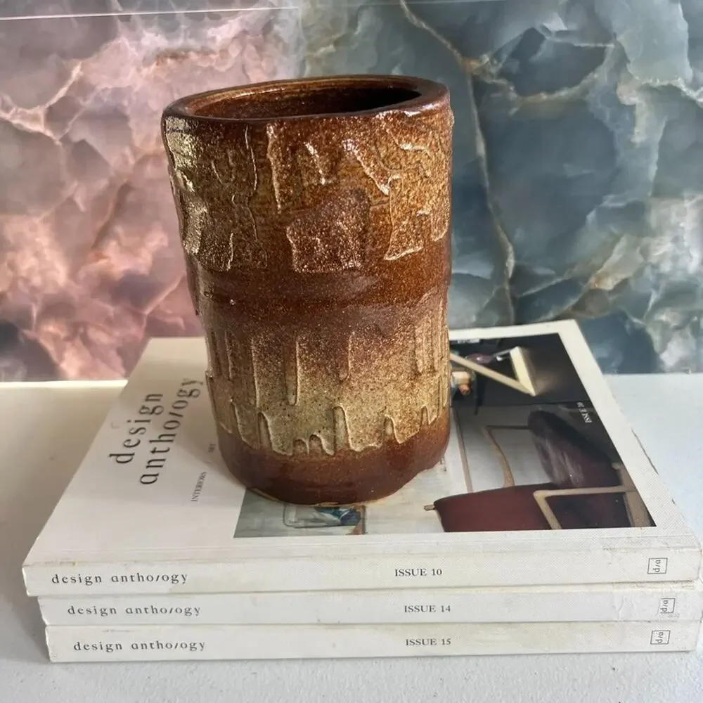 Studio Art Pottery Vase 6.5
